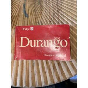 2002  DODGE DURANGO    OWNERS MANUAL